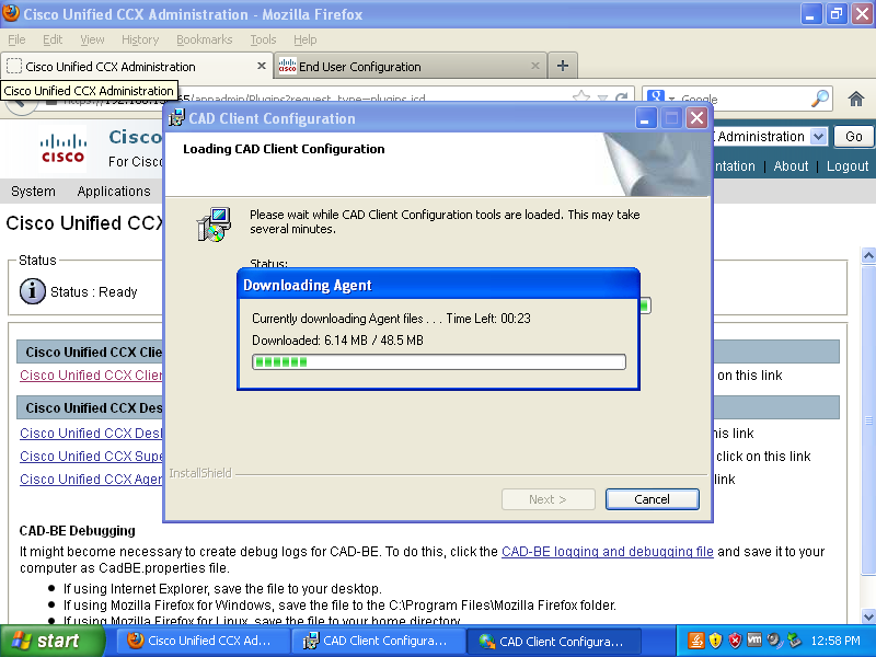 Cisco Unified Contact Center Express (UCCX) Initial Setup