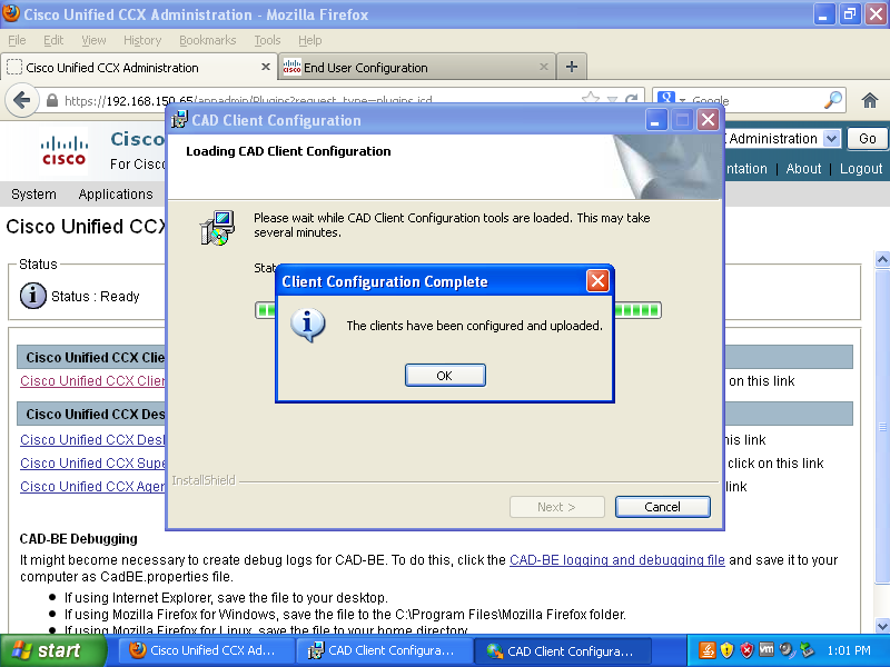 Cisco Unified Contact Center Express (UCCX) Initial Setup