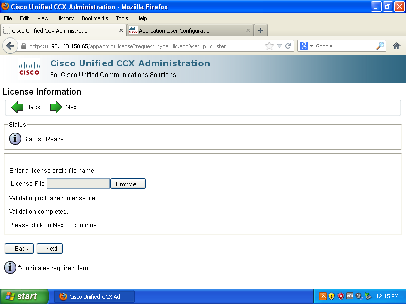 Cisco Unified Contact Center Express (UCCX) Initial Setup