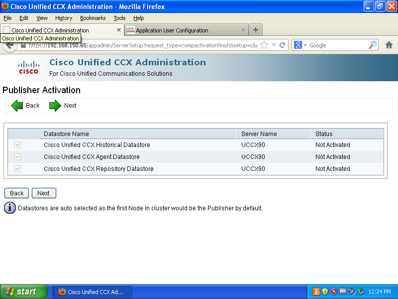 Cisco Unified Contact Center Express (UCCX) Initial Setup