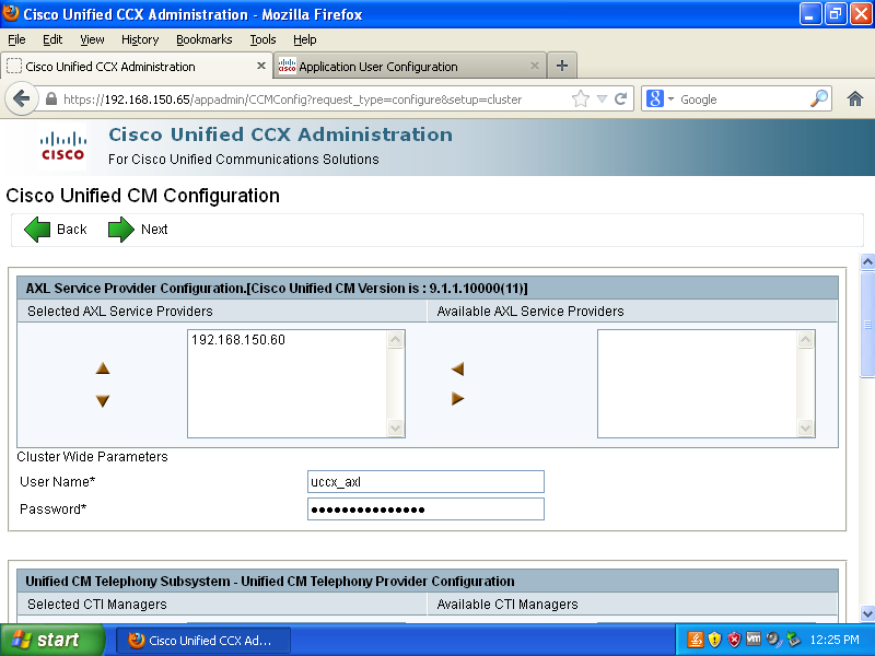 Cisco Unified Contact Center Express (UCCX) Initial Setup