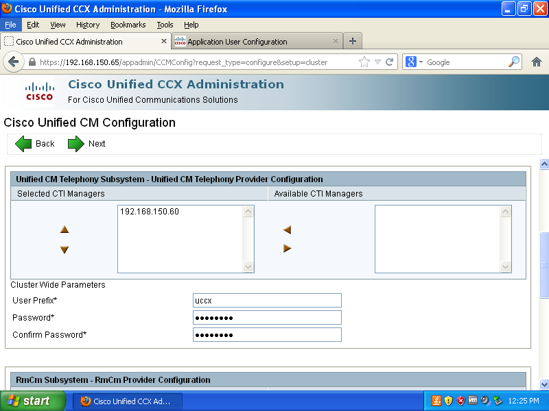 Cisco Unified Contact Center Express (UCCX) Initial Setup